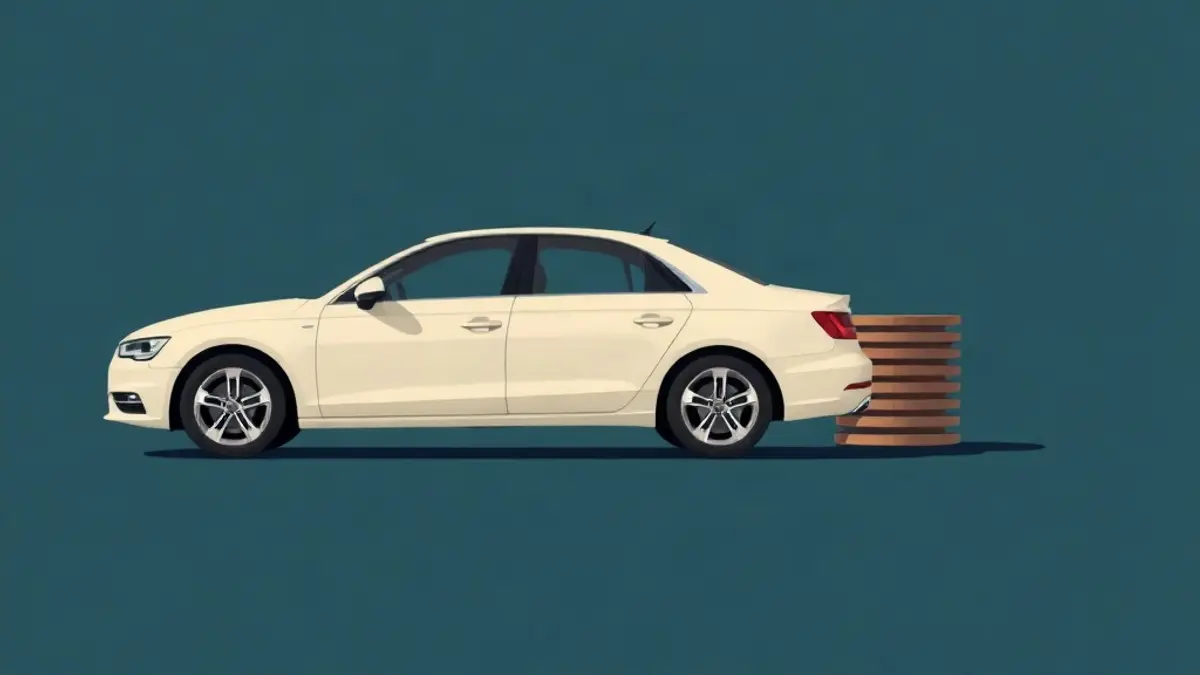 Abstract illustration accompanying: How to Compare Car Rental Companies in Dubai