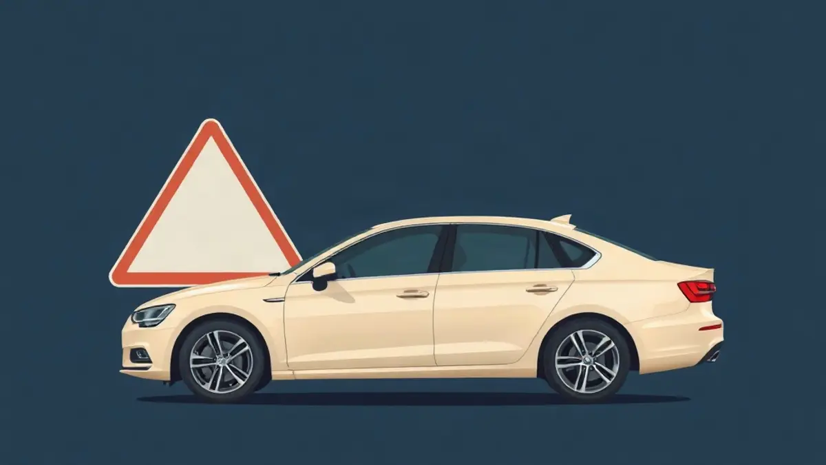 Abstract illustration accompanying: Accidents and Breakdowns in a Dubai Rental Car