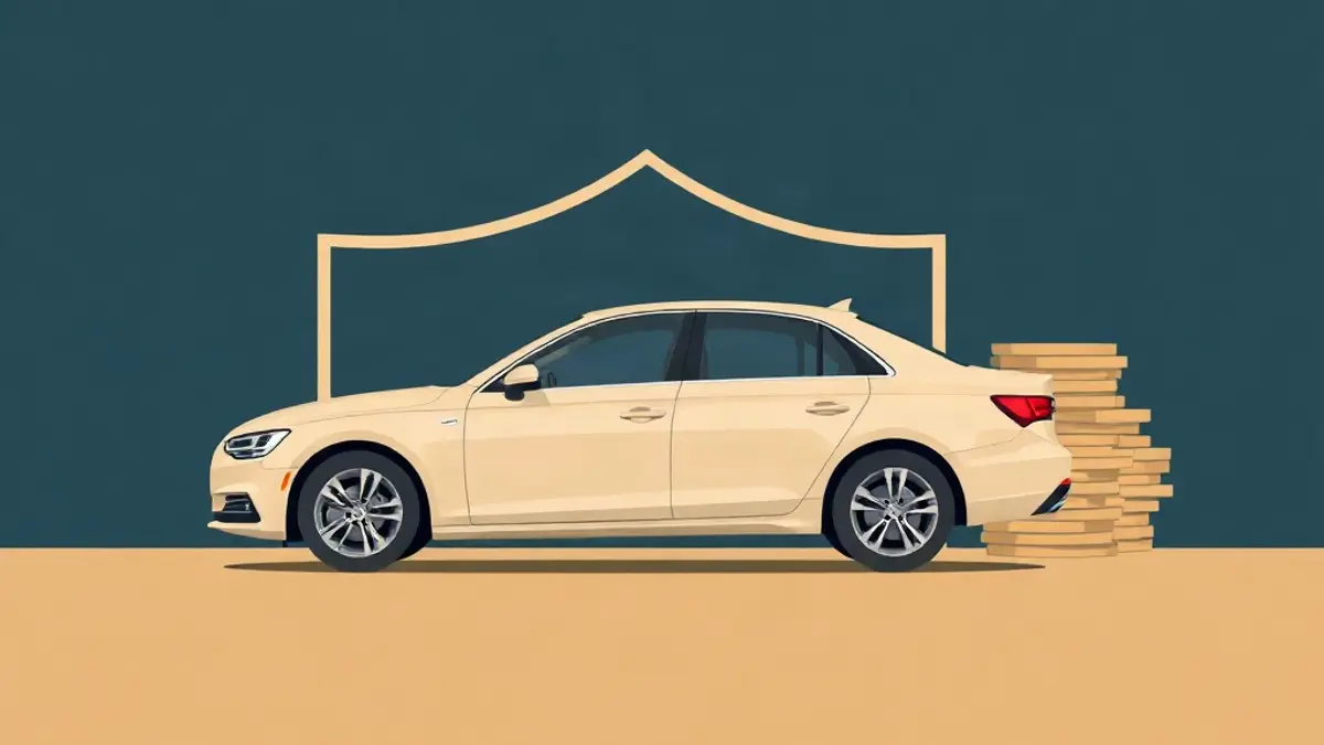 Abstract illustration accompanying: Car Rental Prices in Dubai: What Changes the Quote