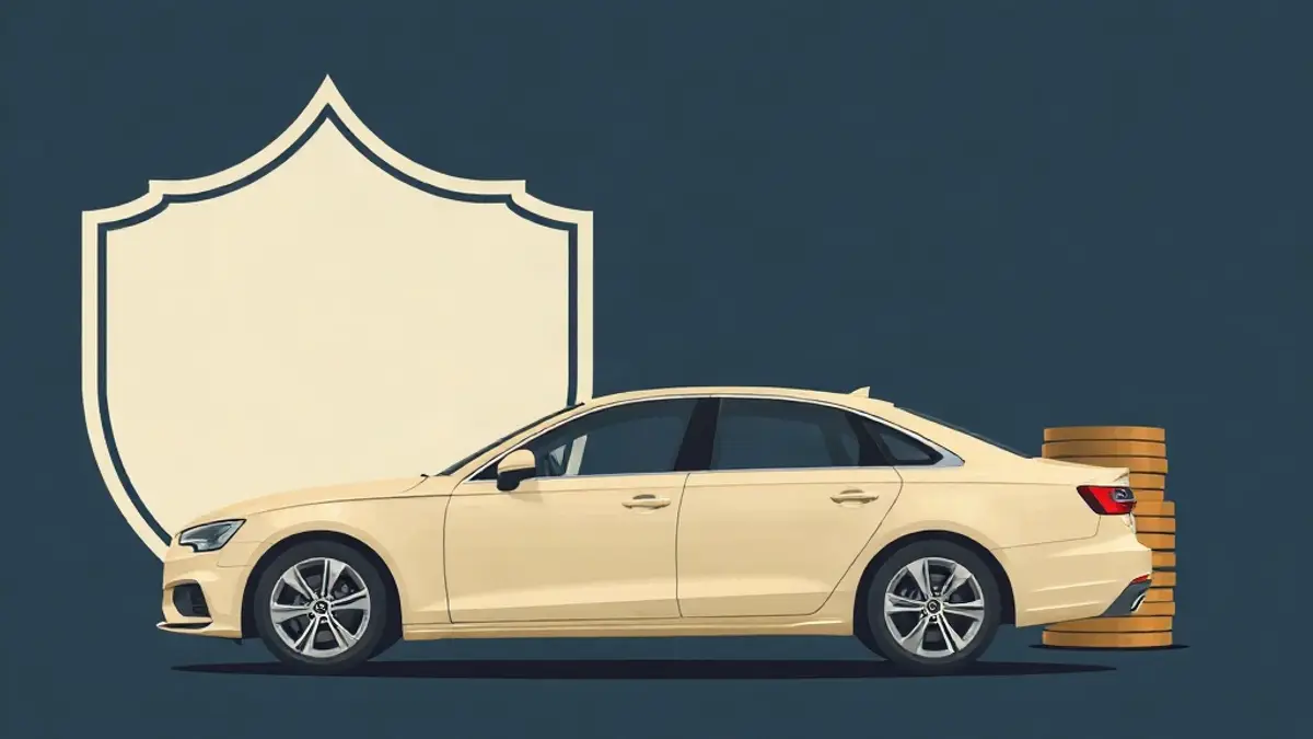 Abstract illustration accompanying: Renting a Car in Dubai Without a Credit Card