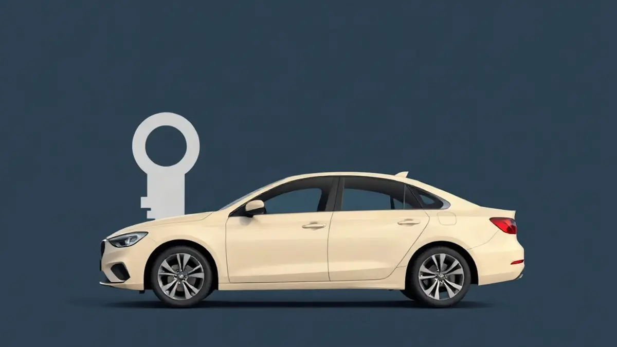 Abstract illustration accompanying: Car Rental Insurance in Dubai Explained