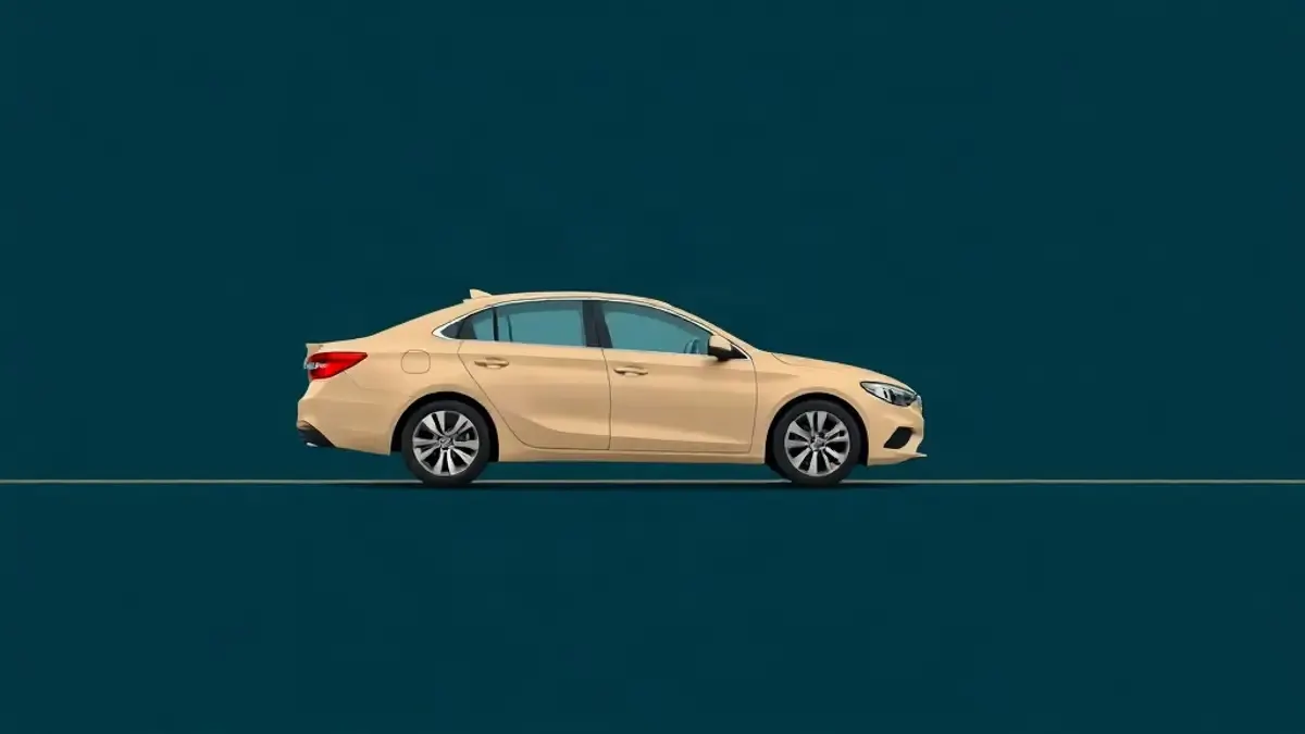 Illustration of a car accompanying: Car With Driver From Dubai to Abu Dhabi and Other Emirates