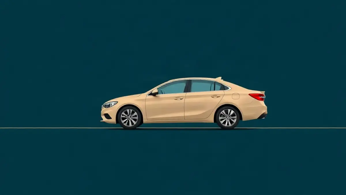 Abstract illustration accompanying: Driving a Dubai Rental Car to Abu Dhabi and Other Emirates