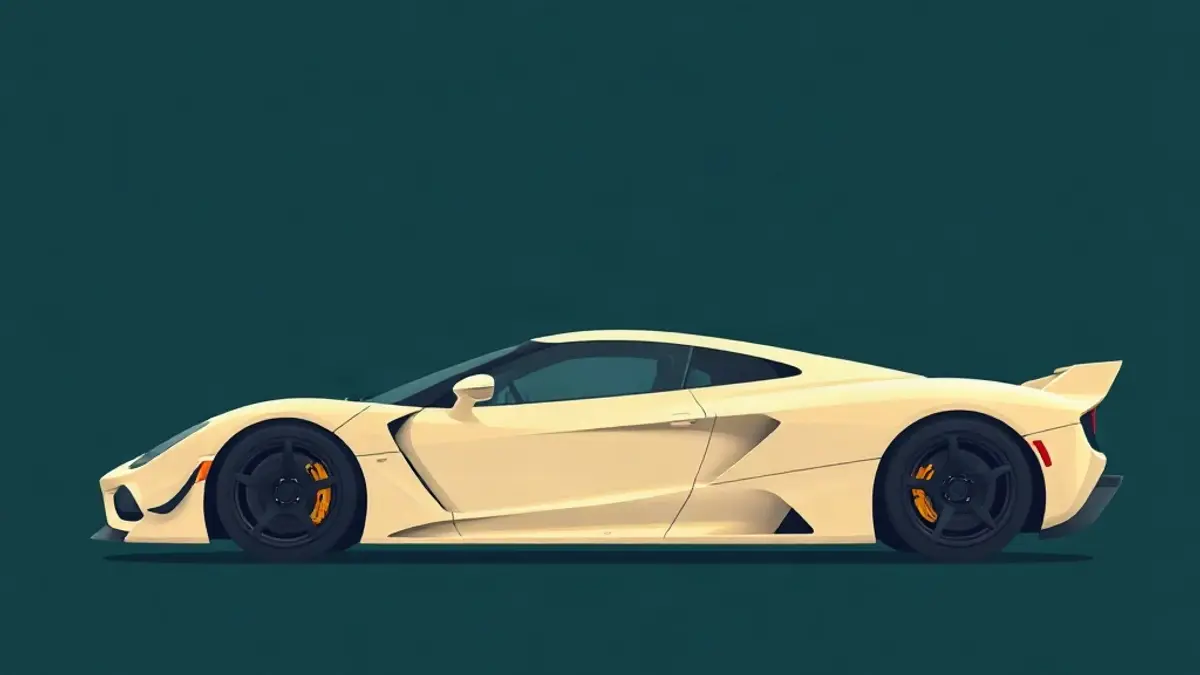 Abstract illustration accompanying: Lamborghini Rental in Dubai