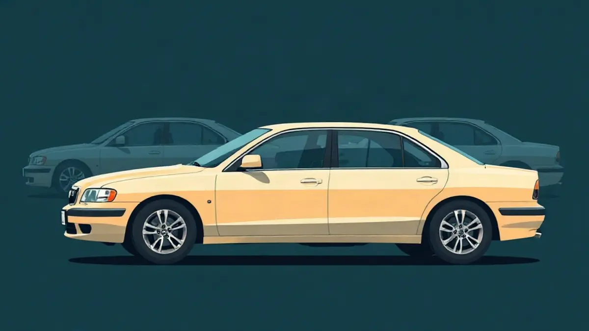 Abstract illustration accompanying: Long-Term Car Rental in Dubai