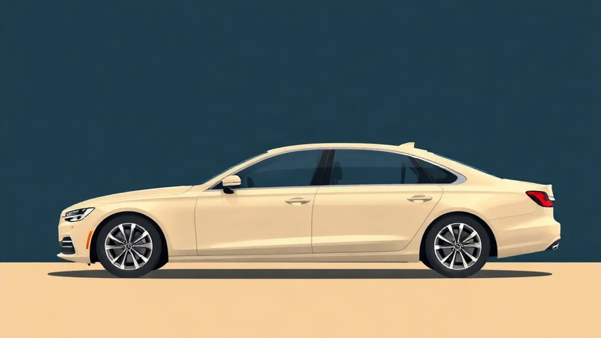 Abstract illustration accompanying: Luxury Car Rental in Dubai