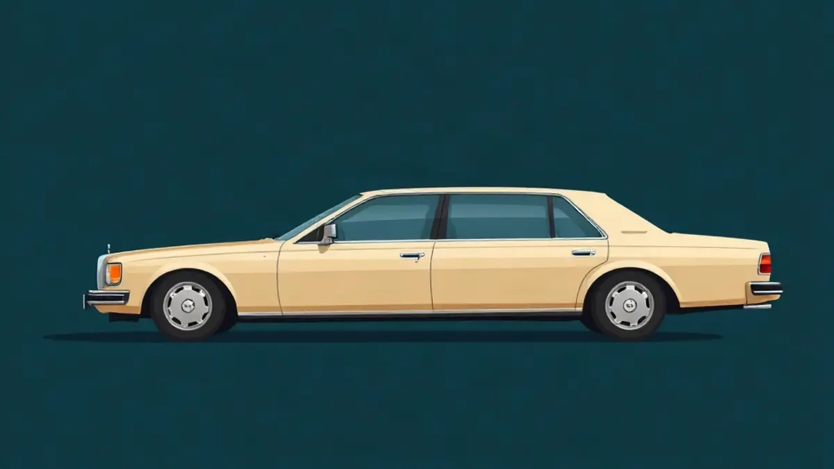 Abstract illustration accompanying: Mercedes-Benz Rental in Dubai