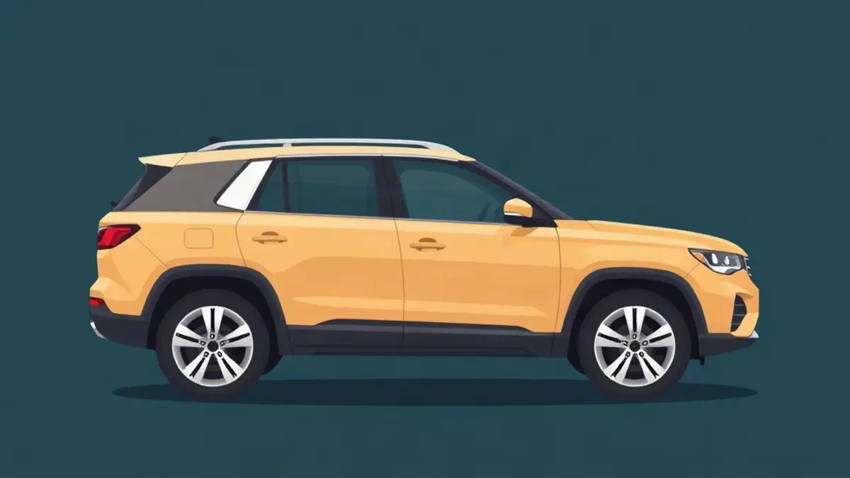 Abstract illustration accompanying: Nissan Rental in Dubai