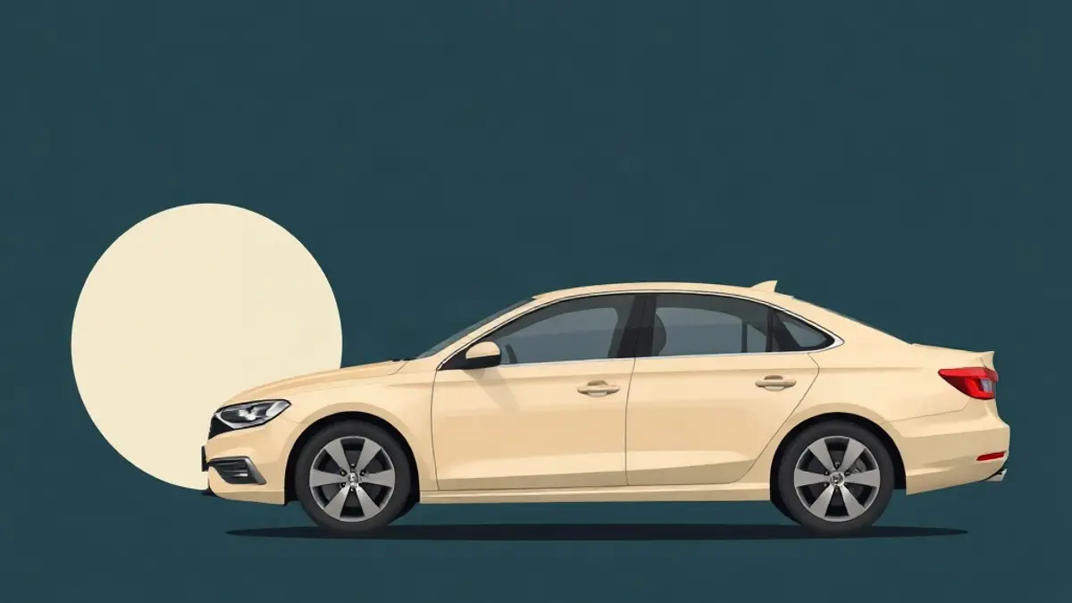Abstract illustration accompanying: Returning a Rental Car in Dubai: Checklist